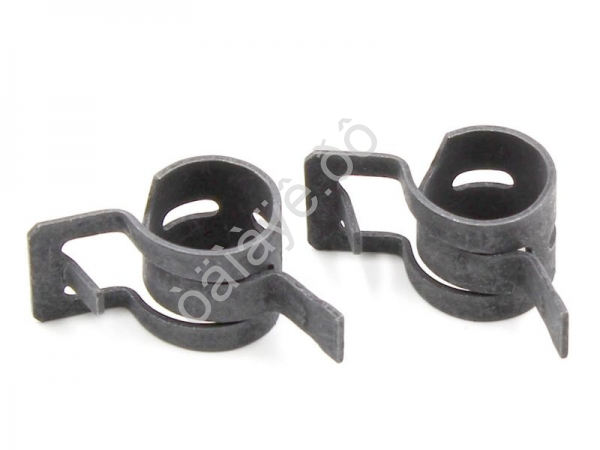 Хомут 13х12 пружинный черный для патрубков и шлангов "Маяк" (2шт.) МАЯК