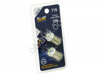Светодиод 12V T15 6SMD(2835) BA15s WHITE SILVER SL08