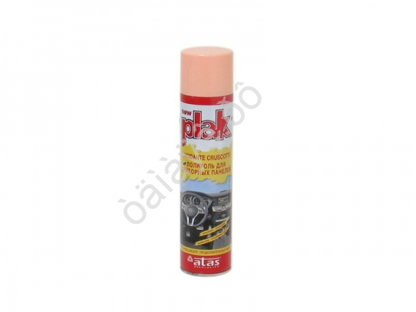 Полироль салона, спрей "PLAK"  400гр. Персик 1/24