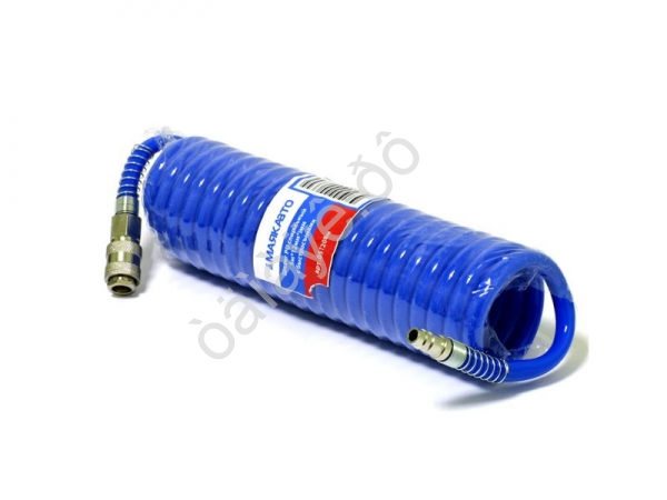 Шланг PU спиральный  5м*12мм*8мм с быстросъемами МАЯКАВТО™/1/60_