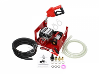 Насос для перекачивания жидкости помповый с счетчиком и шлангом 24V