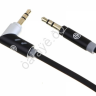 Кабель 3.5мм mini Jack-mini Jack, 1м, оплетка TPE, поворотный штекер, пластик ВСЁГАЗИН Кабель 3.5мм mini Jack-mini Jack, 1м, оплетка TPE, поворотный штекер, пластик ВСЁГАЗИН