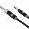 Кабель 3.5мм mini Jack-mini Jack, 1м, оплетка TPE, поворотный штекер, пластик ВСЁГАЗИН Кабель 3.5мм mini Jack-mini Jack, 1м, оплетка TPE, поворотный штекер, пластик ВСЁГАЗИН