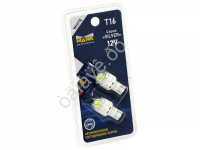 Светодиод 12V T16 6SMD(2835) W2.1x9.5d WHITE SILVER SL09