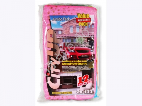 Салфетка Микро-Фибра СА-123  35*40см (1уп.-12шт.) 1/30