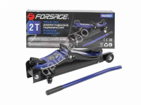 Домкрат подкатной гидравлический низкопрофильный 2т с резиновой накладкой (h min - 80мм, h max - 380 Forsage