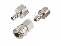 Штуцера пневматические для быстроразъема 1/2", набор 3пр. FORCEKRAFT
