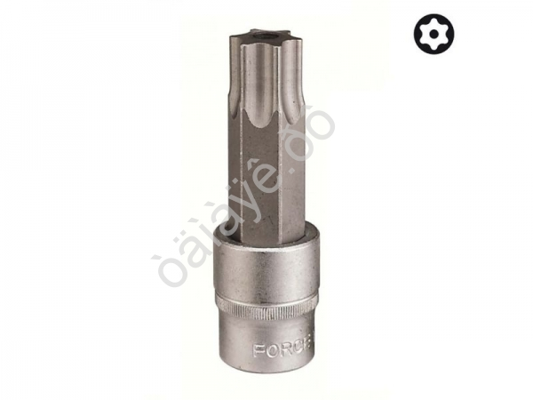 F34710045 Головка бита 1/2" TORX с отв.Т-45Н, L=100мм  /1/10