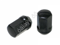 Гайка М12*1,25*35, конус, ключ 19, черный хром /20