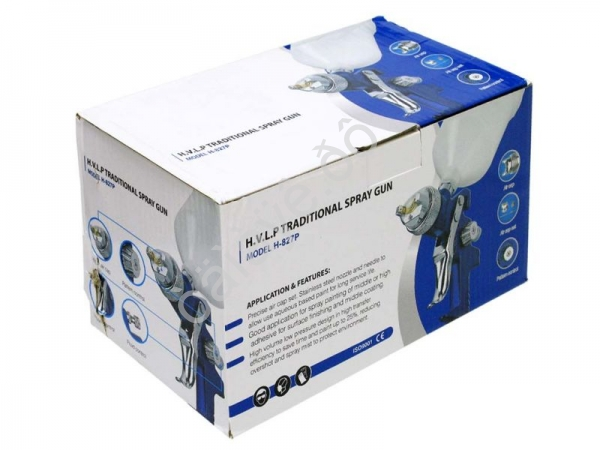 Краскопульт в/б  HVLP/1.7 мм 0,6 л п-240мм/3.5-5bar/70-98л/мин