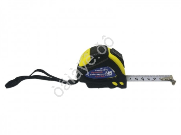 Рулетка 3м,19мм с автостопом Ultra,МАЯКАВТО™ 1/300_ Рулетка 3м,19мм с автостопом Ultra,МАЯКАВТО™ 1/300_
