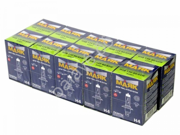 Лампа МАЯК H4B 12V 80/85W P38t/10