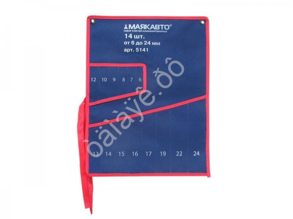 Сумка для ключей комбинированных на 14 предметов (6-24мм) МАЯКАВТО™