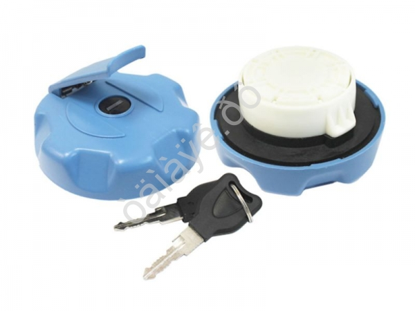 Крышка бака AT AdBlue D=60мм с ключ. и защит., пластик, синяя (RENAULT,VOLVO, SCANIA 3020701221)