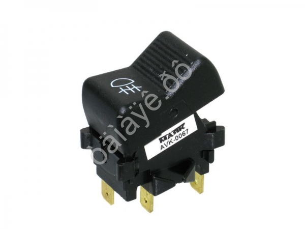 Переключатель клавиша для а/м ВАЗ, ГАЗ фонарей противотуманных задних Маяк AVK-0067