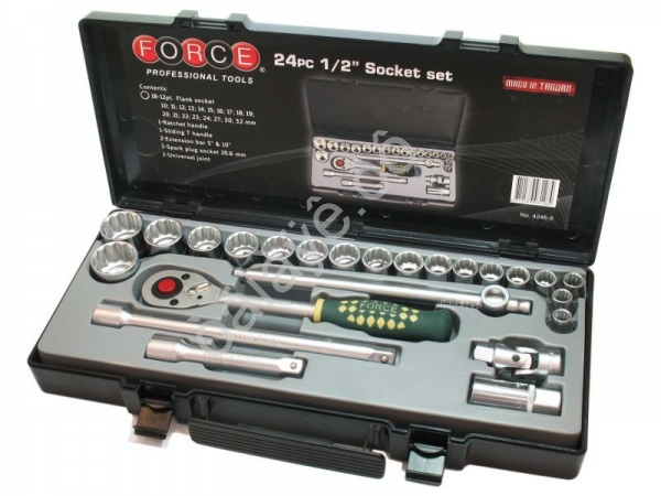 F4246-9 Набор торцовых головок 1/2"  24пред /4