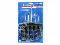 Набор отверток 6 предм. блистер МАЯКАВТО™/1/10/20_ Набор отверток 6 предм. блистер МАЯКАВТО™/1/10/20_