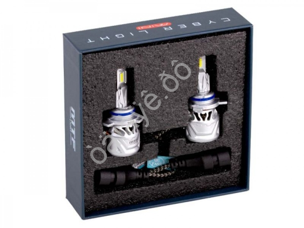 Светодиодные лампы MTF Light серия CYBER LIGHT MINI HIR2(9012), 12V, 45W, 3750LM, 6000K, кулер, к-т