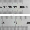 Линейка железная 100см