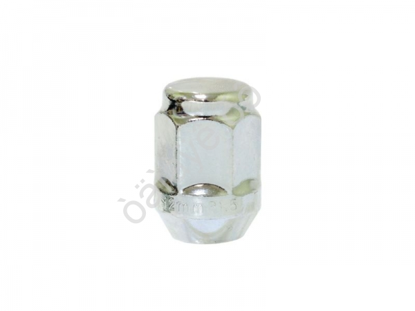 Гайка М12*1,50*35, конус, ключ 21, хром /20