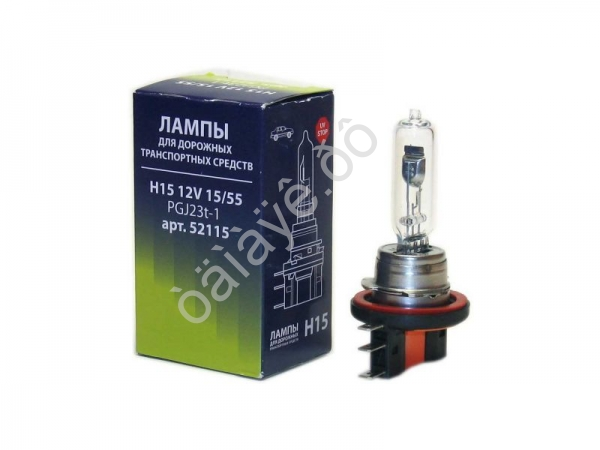 Лампа МАЯК H15 12V 15/55W PGJ23t-1 1/100 Лампа МАЯК H15 12V 15/55W PGJ23t-1 1/100