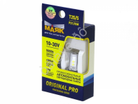 Светодиод 10-30V T25/5 12SMD(2835) BAY15d WHITE (2шт.) 10-30T25/5-W/ORP11/2BL