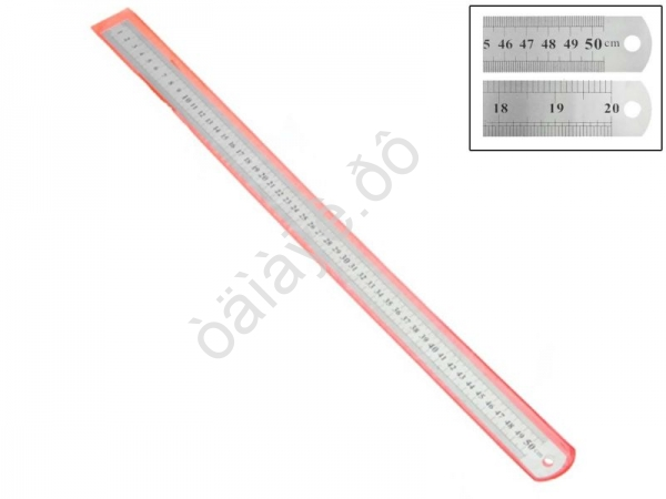 Линейка железная 50см