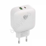 СЗУ 220В, Модерн, Быстрая зарядка QC3.0+TYPE-C PD, 20 Вт, белый, BY СЗУ 220В, Модерн, Быстрая зарядка QC3.0+TYPE-C PD, 20 Вт, белый, BY