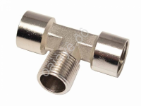 Фитинг-тройник 1/4" М-П-М Фитинг-тройник 1/4" М-П-М
