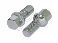 Болт М14*1,50*27, сфера, ключ 17, хром /20