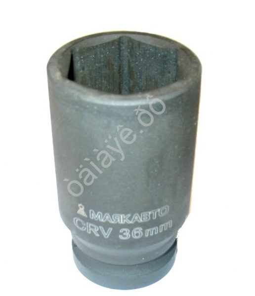 Головка ударная длинная 36мм 3/4" 6гр. МАЯКАВТО™ 1/20_