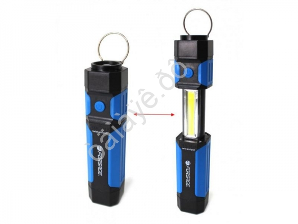 Фонарь светодиодный раздвижной(150Lm,1.5V, 4хААА, 3W COB LED,магнит) Forsage