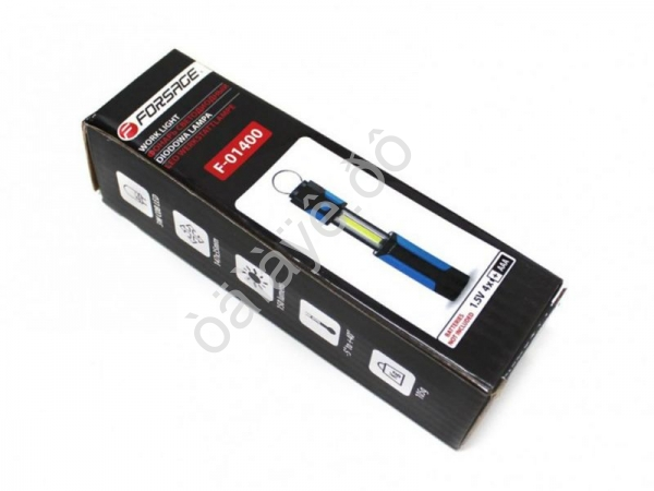 Фонарь светодиодный раздвижной(150Lm,1.5V, 4хААА, 3W COB LED,магнит) Forsage