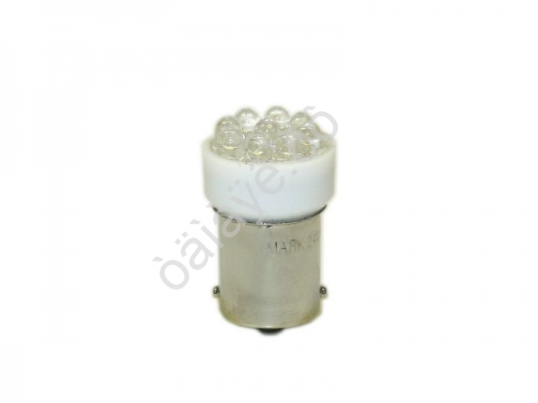 Светодиод 24V T15  9LED BA15S WHITE"Маяк"/10