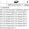 F61802 Набор щупов 26пр. 0.04-0.63мм (шт.) /1/20/100 F61802 Набор щупов 26пр. 0.04-0.63мм (шт.) /1/20/100