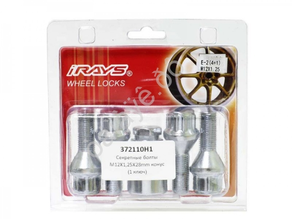 Болты секретные М12*1,25*28мм, конус, 1 ключ (SC) Болты секретные М12*1,25*28мм, конус, 1 ключ (SC)