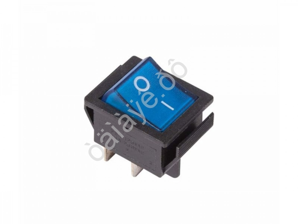 Переключатель 250V 16А (4с) ON-OFF синий с подсветкой (RWB-502, SC-767, IRS-201-1) REXANT