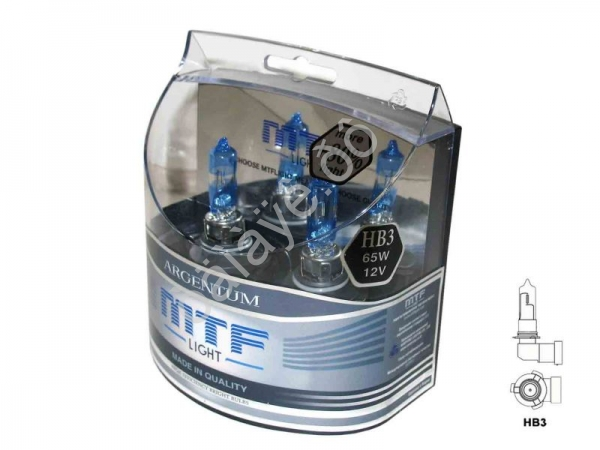 Набор ламп MTF HВ3 9005 12V65W Argentum +80% (Корея)