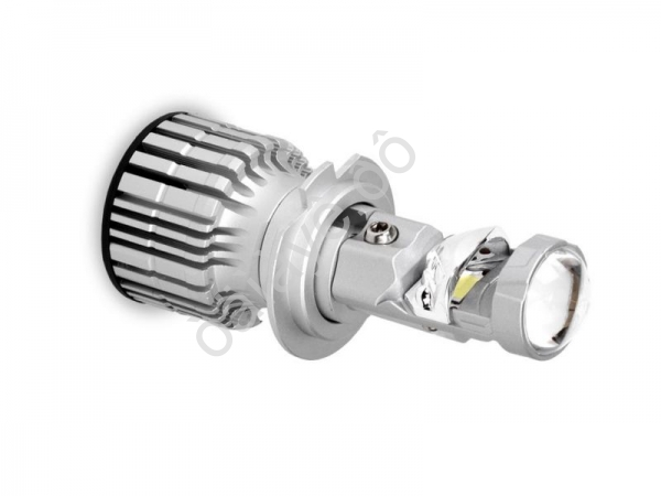 Светодиодные линзы MTF LIGHT серии MiniLENS H7, 12/24V, 55W, 6000K, 4000LM, к-т.
