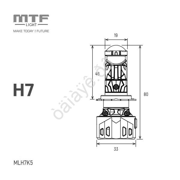 Светодиодные линзы MTF LIGHT серии MiniLENS H7, 12/24V, 55W, 6000K, 4000LM, к-т. Светодиодные линзы MTF LIGHT серии MiniLENS H7, 12/24V, 55W, 6000K, 4000LM, к-т.