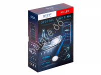 Светодиодные лампы MTF LIGHT серии DIGITAL LIGHTING Н1, 12V, 55W, 4500lm, 3000-7000K, управление со смартфона, аналоговое и пульт ДУ, к-кт.