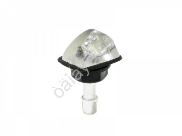 Жиклер омывателя квадратный 2-х глазковый гайка (прозрачный) 25/200