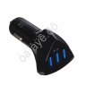АЗУ в прикуриватель 3xUSB, 3A, 12/24В пластик /1/6/24/192 АЗУ в прикуриватель 3xUSB, 3A, 12/24В пластик /1/6/24/192