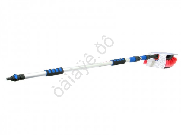 Щетка  для мытья 140-300см с краном телескопическая,диам. 30/25/22мм "М5" 1/12_