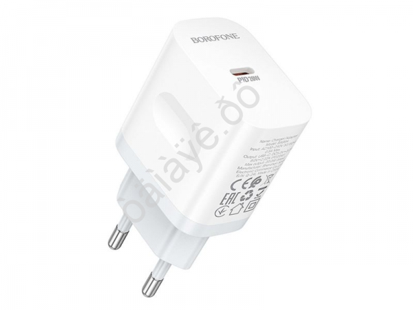 СЗУ 220В, USB-C PD 20 W, белый BOROFONE модель BA99A
