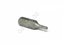 F124S2502 1/4" Бита-шестигранник с отверстием L=25мм S=2мм /10
