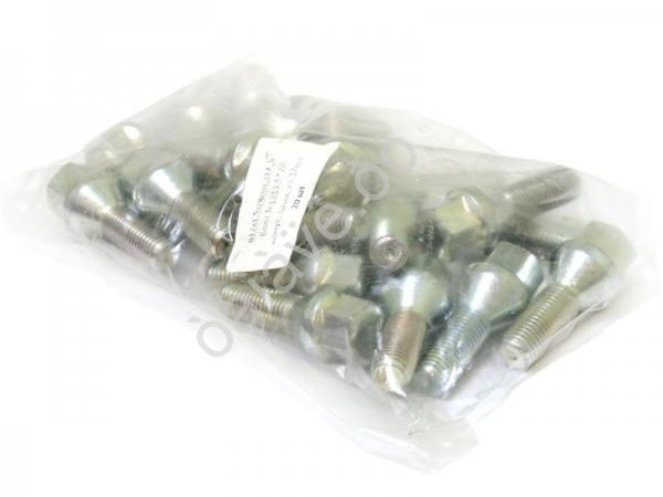 Болт М12*1,50*28, конус, ключ 17, цинк /1/20_ Болт М12*1,50*28, конус, ключ 17, цинк /1/20_