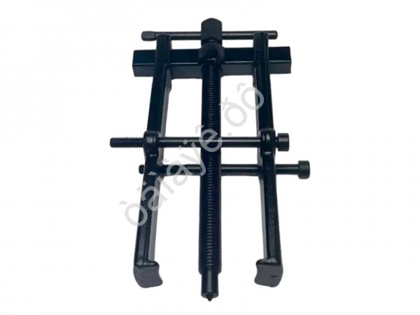 Съемник подшипников 2-х лапый 200 мм передвижной ф70-130мм с фиксатором (чёрный) ДЕЛО МАСТЕРА