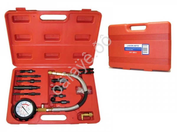 Компрессометр для дизельных двигателей, 12пр, в кейсе МА /1/6_