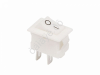 Переключатель 250V 3А (2с) ON-OFF белый Micro (RWB-101) REXANT